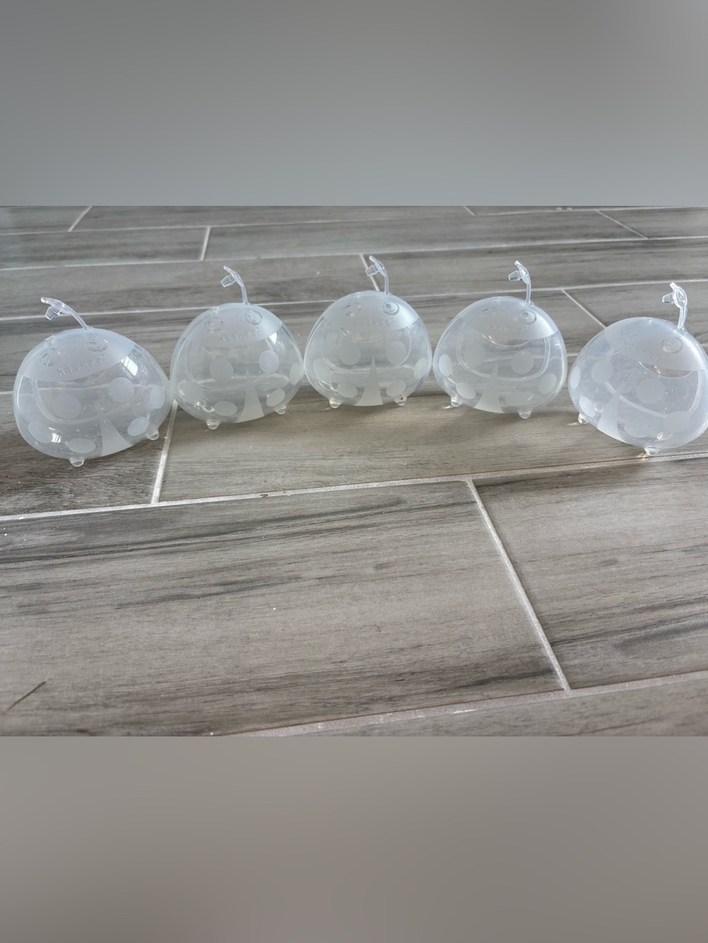 Lot of 5 Haakaa Ladybug Silicone Breast Milk Collectors